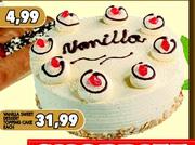 Vanilla Sweet Dessert Topping Cake Each