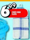 Check Dish Cloth 