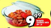Royaltex Casserole With Lid-1.3L 