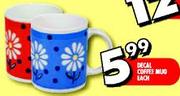 Decal Coffee Mug-Each