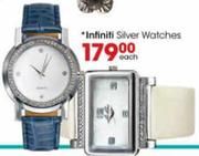 Infiniti Silver Watches-Each
