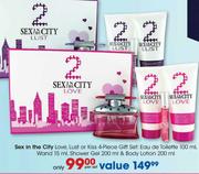 Sex in the City Love,Lust or Kiss 4-piece Gift Set