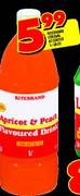 Ritebrand Apricot & Peach Flavoured Drink-1ltr