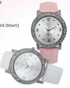 Watch With Heart Charm