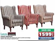Lenzo Venice Wingback Each