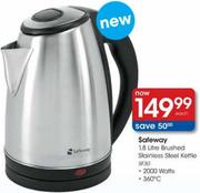 Safeway Brushed Stainless Steel Kettle SF30 2000Watts-Each