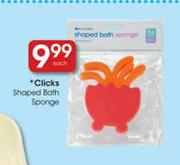 Clicks Shaped Bath Sponge-Each