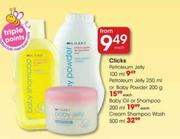  Clicks Baby Oil Or Shampoo-200ml Each