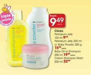 Clicks Petroleum Jelly-250ml Or Body Powder-200g Each