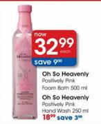 Oh So Heavenly Positively Pink Hand Wash-250ml