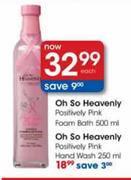 Oh So Heavenly Positively Pink Foam Bath-500ml 