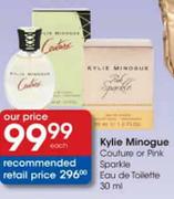 Kylie Minogue Couture Or Pink Sparkle Eau De Toilette-30ml