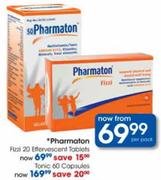 Pharmaton Fizzi 20 Effervescent Tablets