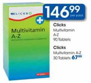 Clicks Multivitamin A-Z-90 Tablets