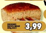 Standard Brown Bread-600g each