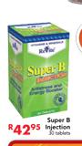 Super B Injection Tablets-30's