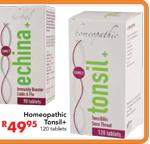 Homeopathic Tonsil+ Tablets-120's
