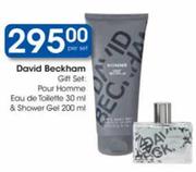 David Beckham Gift Set Pour Homme Eau De Toilette & Shower Gel-30ml/200ml Per Set