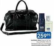 Lentheric Solo Original Gift Set Eau De Toilette & Deodorant In A Travel Bag-100ml/150ml-Per Set