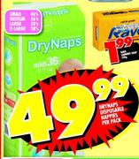 Drynaps Disposable Large Nappies-30's Per Pack