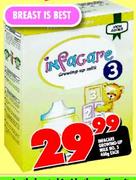 Infacare Growing-Up Milk No.3-400g Each