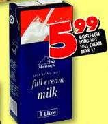 Monteagle Long Life Full Cream Milk-1 Ltr