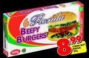 Florida Beefy Burgers-300g