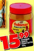 Thokoman Smooth Peanut Butter-400g