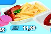 1 Russian & 150g Chips Per Punnet