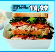 Toasted White Bread Dagwood Each