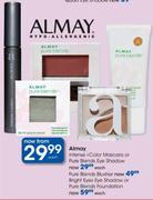 Almay Intense i-I-Color Mascara Or Pure Blends Eye Shadow