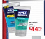 Nivea Face Wash Assorted-100ml  
