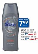 Dawn For Men Body Lotion-200ml
