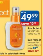 Sun Protect Mini SPF 40 Spray-100ml