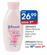 Johnson's 24 Hours Hand Cream-75ml