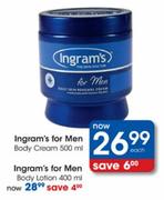 Ingram's For Men Body Cream-500ml