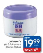 Johnson's pH 5.5 Aqueous Cream-350ml