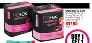 Kotex Ultra Dry & Soft Normal Wings-10's Pack
