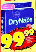 Drynaps Disposable Nappies-72's/48's per pack