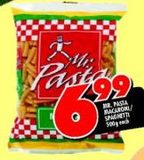 Mr. Pasta Macaroni/Spaghetti-500g each
