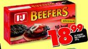 I&J Beefers 10 Beef-500g