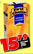 First Choice Vanilla Custard-1ltr