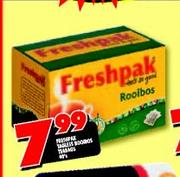 Freshpak Tagless Rooibos Teabags-40's