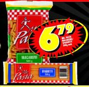 Mr. Pasta Macaroni/Spaghetti-500g Each