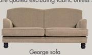George Sofa 2 Division+11m Fabric