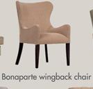 Bonaparte Wingback Chair+3m Fabric