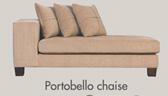 Portobello Chaise+9m Fabric