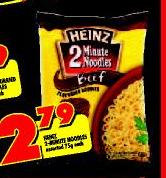 Heinz 2-Minute Noodles Assorted-75g each