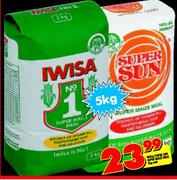 Iwisa/Super Sun Super Maize Meal-5kg each