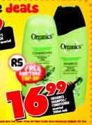 Organics Shampoo/Conditioner Assorted-200ml Each